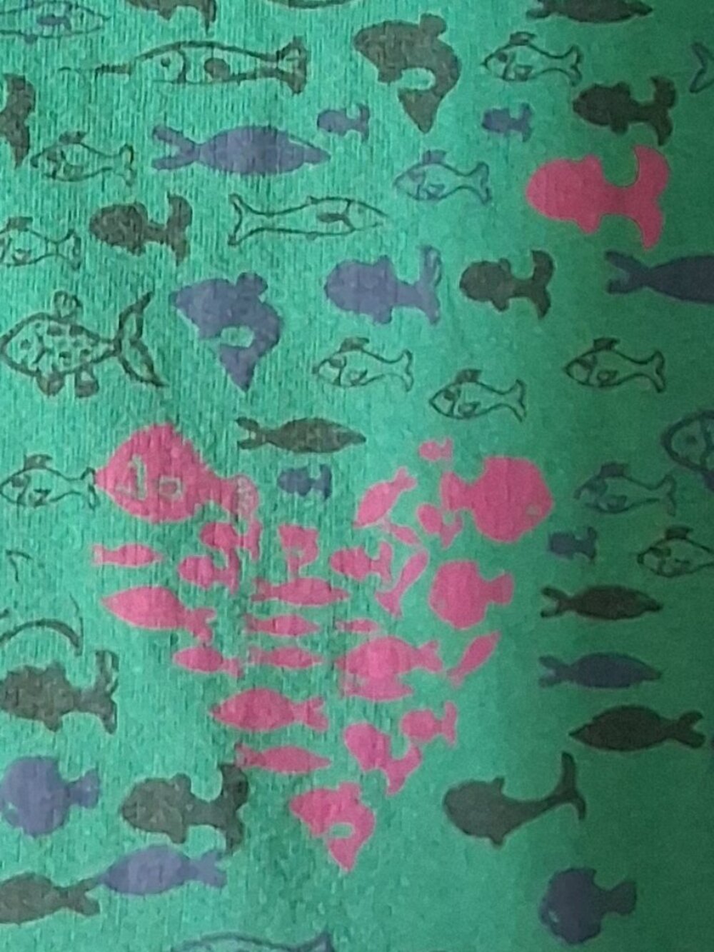 Life is Good Smooth Tee Short Sleeve Fish-Themed Green Tee Women's Size XL - Picture 4 of 11
